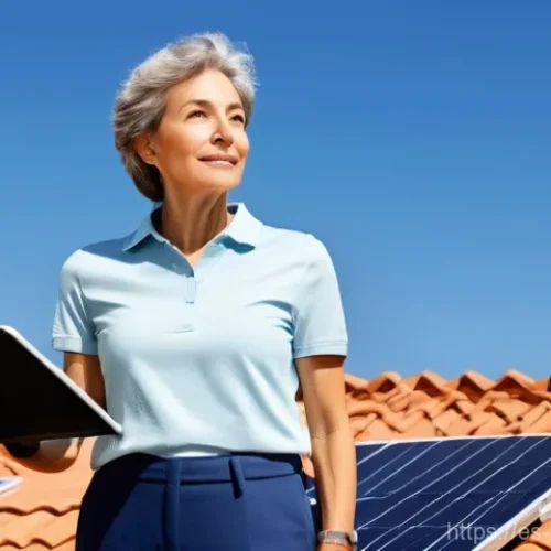 신재생에너지발전설비 실무 팁 - **Prompt 1: Initial Solar Consultation on a Spanish Rooftop**
    "A bright, sunny day in a Spanish ...