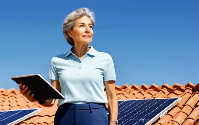 신재생에너지발전설비 실무 팁 - **Prompt 1: Initial Solar Consultation on a Spanish Rooftop**
    "A bright, sunny day in a Spanish ...